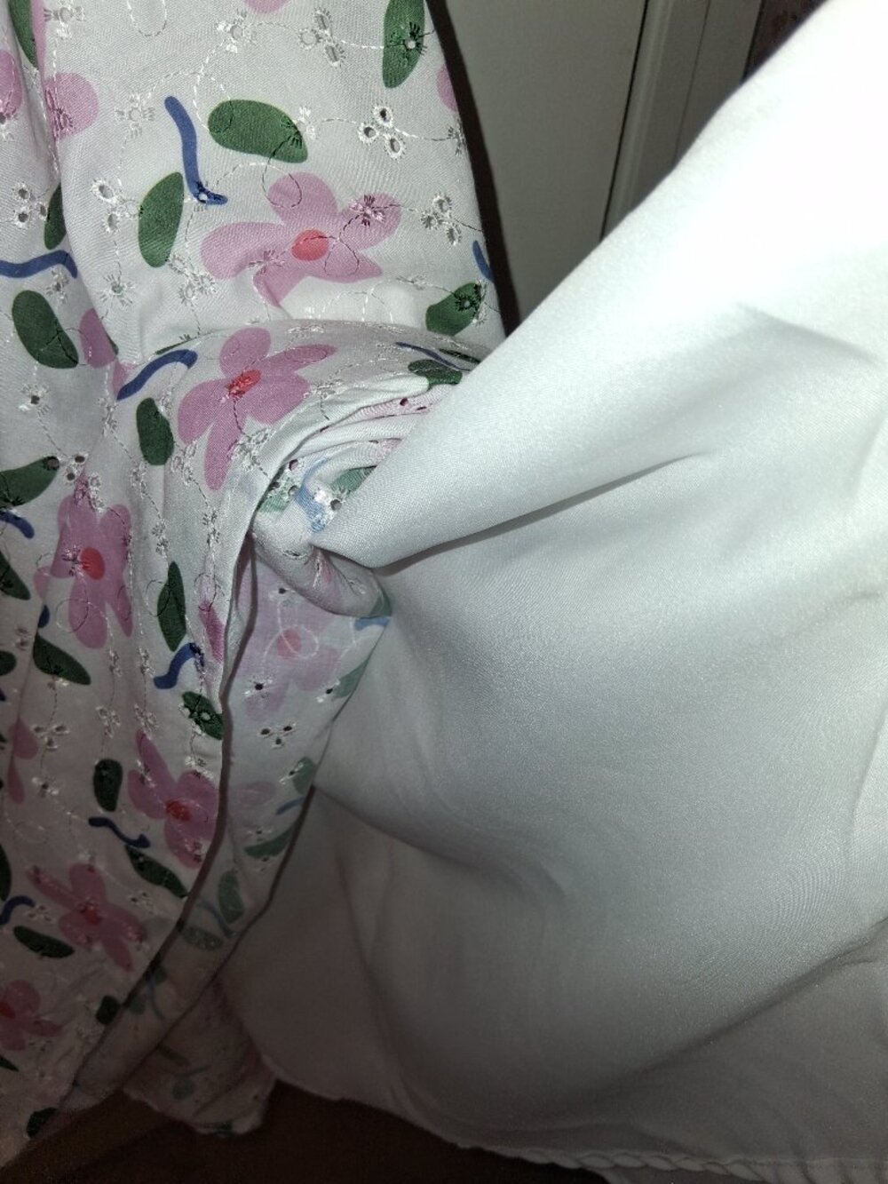 Pink White Swing Dress, M, NWT - Picture 4 of 6